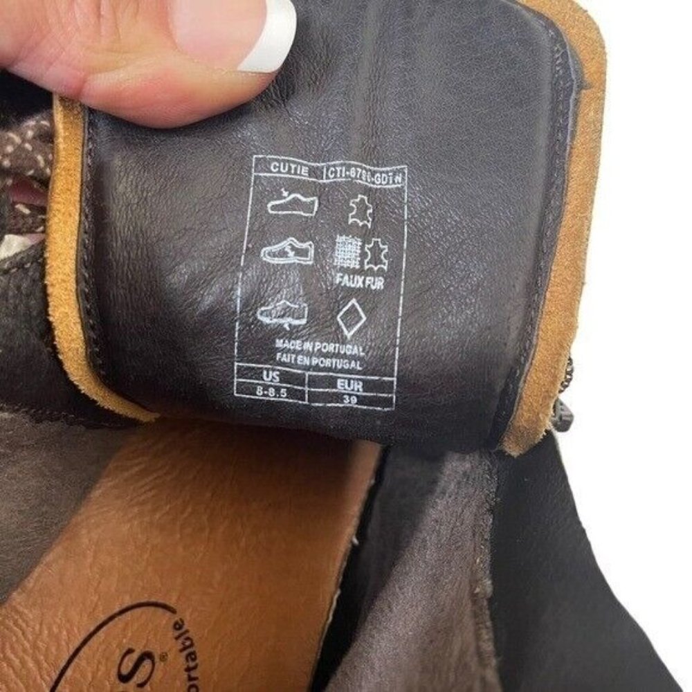 Taos Cutie Women’s  Brown Leather Hiking Gorpcore Size 8.5 - Picture 11 of 12